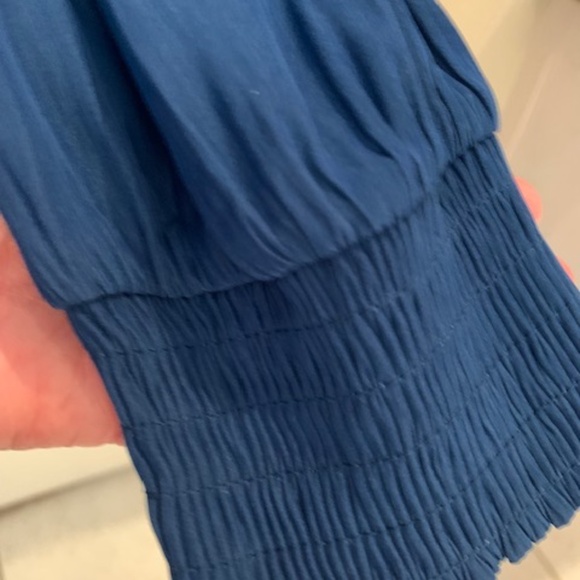 Silky Teal Dressy Long-sleeved Turtleneck/Blouse by Chico's - Picture 7 of 8